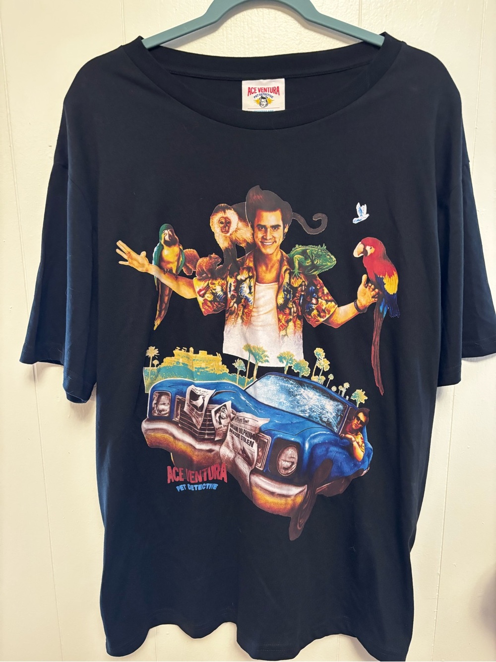 Graphic Tee - Black Men’s Shirt Ace Ventura